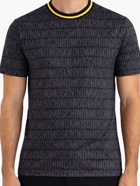 Moschino Couture Logo Print T-Shirt Black | Milano | Size M
